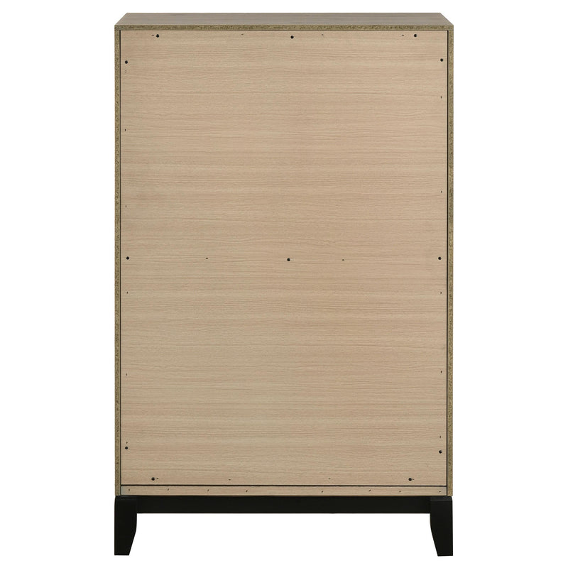 Valen 5-drawer Bedroom Chest of Drawers Light Taupe - 215915