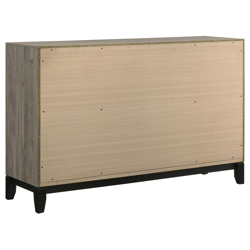 Valen 6-drawer Bedroom Dresser Cabinet Light Taupe - 215913