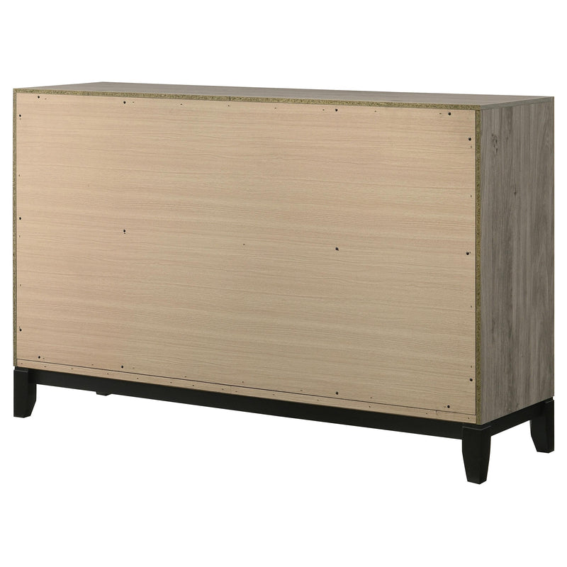 Valen 6-drawer Bedroom Dresser Cabinet Light Taupe - 215913