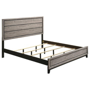 Valen Five-piece Eastern King Bedroom Set Light Taupe - 215911KE-S5