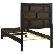 Valen Five-piece Twin Bedroom Set Light Taupe - 215911T-S5