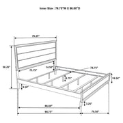 Valen Four-piece California King Bedroom Set Light Taupe - 215911KW-S4