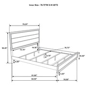 Valen Four-piece Eastern King Bedroom Set Light Taupe - 215911KE-S4