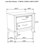 Valen Four-piece Full Bedroom Set Light Taupe - 215911F-S4