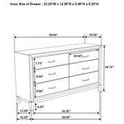Valen Four-piece Full Bedroom Set Light Taupe - 215911F-S4