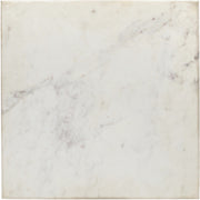 Valen Genuine Marble And Iron End / Side Table in White - 77002White-ET