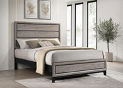 Valen Wood Queen Panel Bed Light Taupe - 215911Q