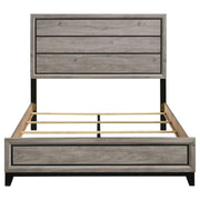 Valen Wood Queen Panel Bed Light Taupe - 215911Q