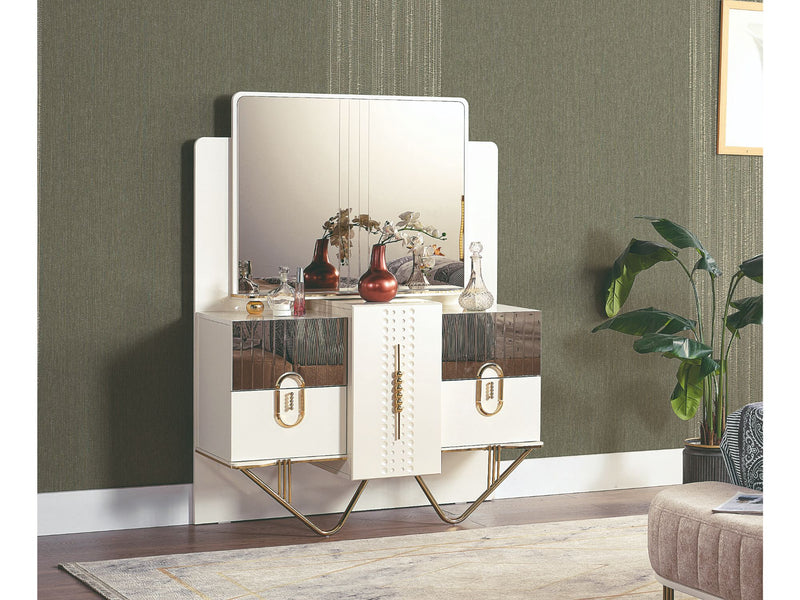 Valence Bedroom (Storage Bed With Headboard & Bench) - King - 120-VAL-KB-SET