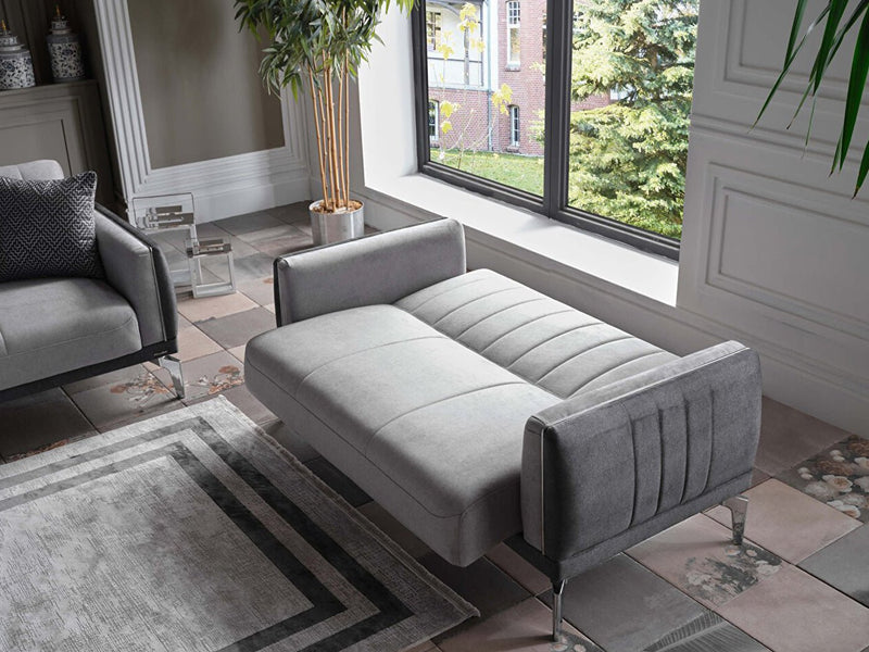 Valens 60.6" Wide Convertible Loveseat - Gate FurnitureLoveseat