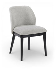 Valeo Linen Textured Fabric Upholstered Dining Chair in Grey, Set of 2 - 88084Grey-C