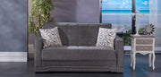Valerie Love Seat (Diego Gray) 3 Pieces - Gate FurnitureLoveseat