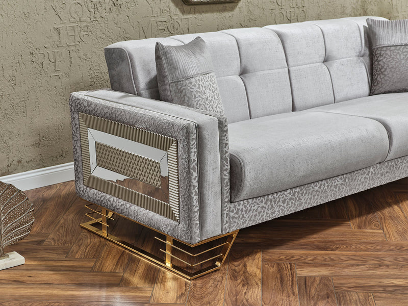 Valero 3-pieces (Sofa & Loveseat & Chair) Livingroom in Beige - 200-SER-VAL-STAR240-321