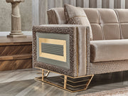 Valero 3-pieces (Sofa & Loveseat & Chair) Livingroom in Light Grey - 200-SER-VAL-STAR244-321
