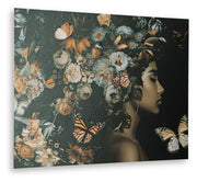 Valfer Orange/Black/White Wall Art - A8000481