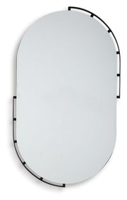 Valkings Black Accent Mirror - A8010403