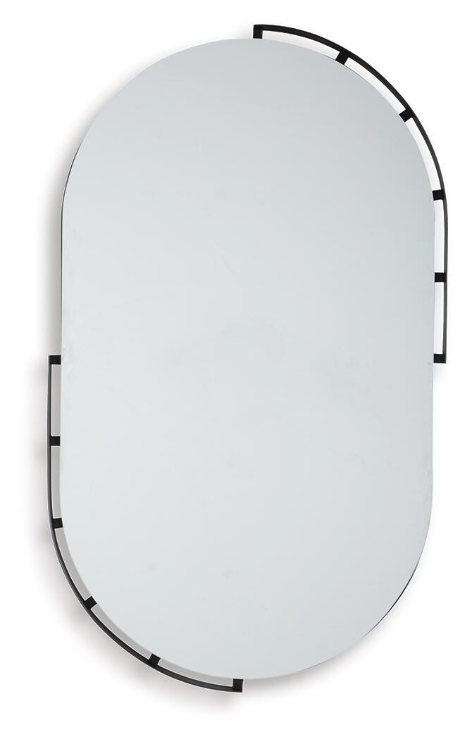 Valkings Black Accent Mirror - A8010403
