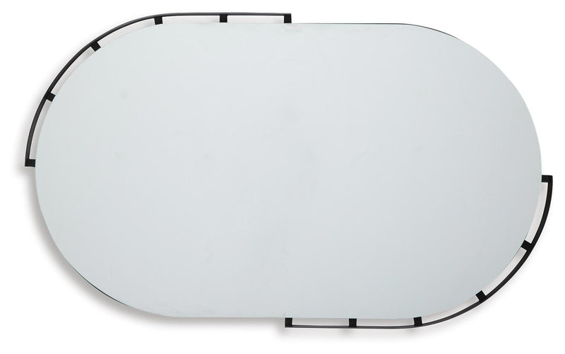 Valkings Black Accent Mirror - A8010403