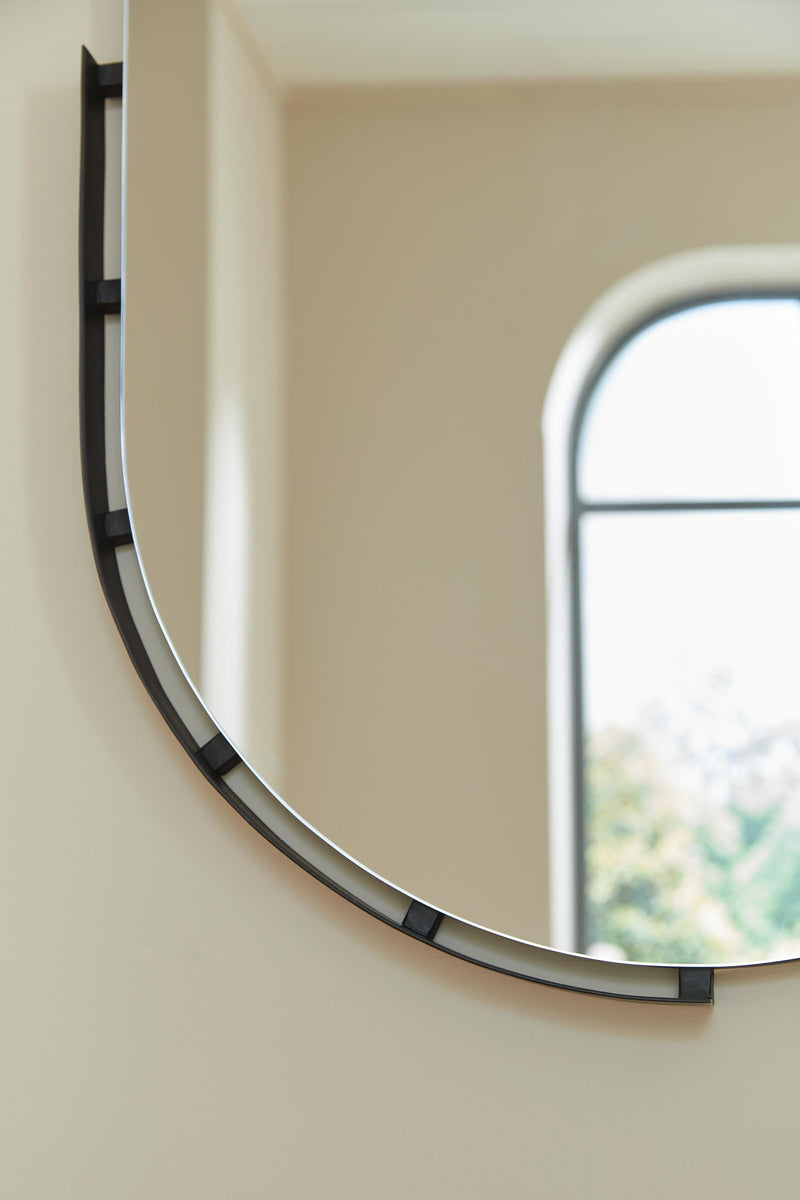 Valkings Black Accent Mirror - A8010403