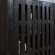 Vallisburg Black/Natural Accent Cabinet - A4000644