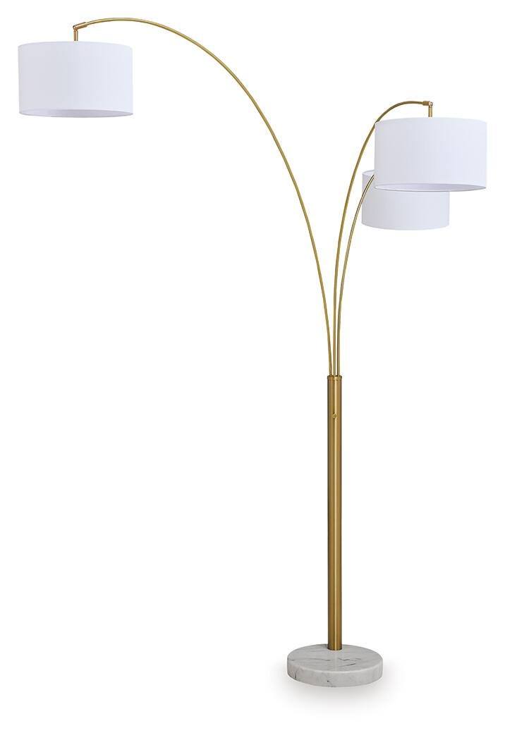 Valo Gold Finish Arc Lamp - L725169