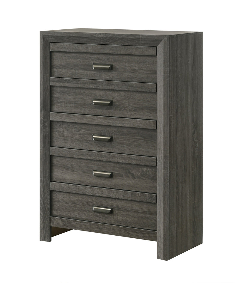 Valor Gray Bedroom Set - Gate FurnitureBedroom Set