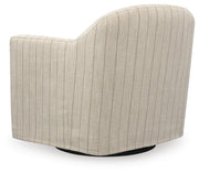 Valwick Cream/Brown Swivel Accent Chair - A3000817