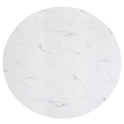 Vance Dove Faux Marble Round Dining Set - Gate FurnitureDining Room Set