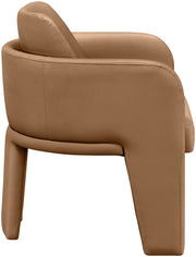Vanda Vegan Leather Upholstered Dining Chair in Cognac - 88051Cognac-C