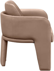 Vanda Vegan Leather Upholstered Dining Chair in Natural - 88051Tan-C