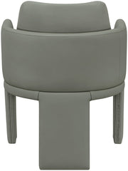 Vanda Vegan Leather Upholstered Dining Chair in Olive - 88051Olive-C