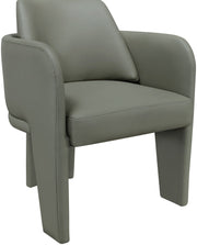 Vanda Vegan Leather Upholstered Dining Chair in Olive - 88051Olive-C