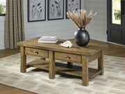 Vandenmore Medium Brown Coffee Table - T539-1