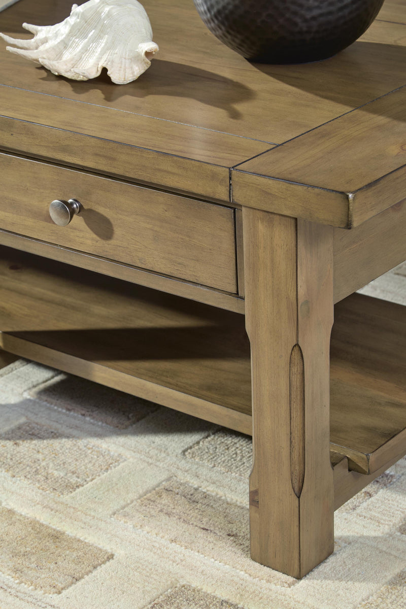Vandenmore Medium Brown Coffee Table - T539-1