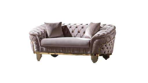 Vanessa Loveseat Taupe - C - Vanessa Loveseat Taupe - C