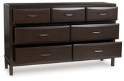 Vanmore Dark Brown Dresser from Ashley - Luna Furniture