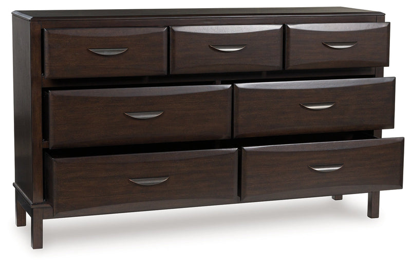 Vanmore Dark Brown Dresser from Ashley - Luna Furniture