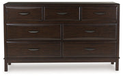 Vanmore Dark Brown Dresser from Ashley - Luna Furniture