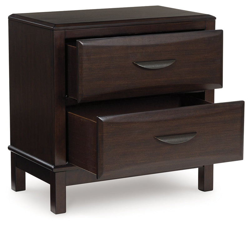 Vanmore Dark Brown Nightstand from Ashley - Luna Furniture