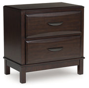 Vanmore Dark Brown Nightstand from Ashley - Luna Furniture