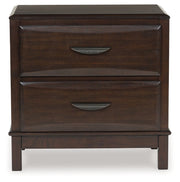Vanmore Dark Brown Nightstand from Ashley - Luna Furniture