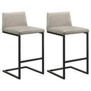 Vardon Genuine Leather Bar Stool Tan (Set of 2) - 182226TAN