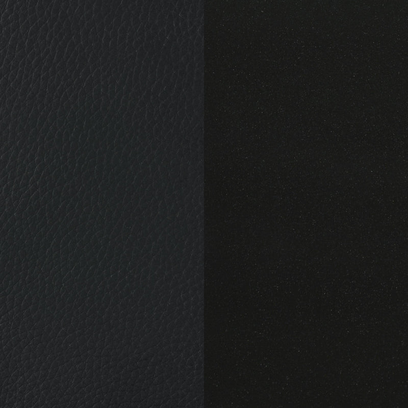 Vardon Genuine Leather Counter Height Chair Black (Set of 2) - 112229BLK