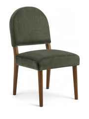 Varinelle Velvet Performance Fabric Upholstered Dining Chair in Green, Set of 2 - 88033Green-C