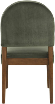 Varinelle Velvet Performance Fabric Upholstered Dining Chair in Green, Set of 2 - 88033Green-C