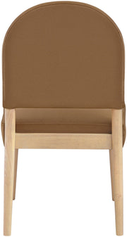 Varinelle Velvet Performance Fabric Upholstered Dining Chair in Saddle, Set of 2 - 88032Saddle-C