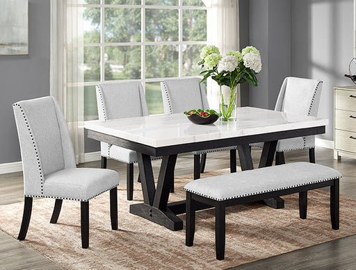 Varley Genuine Marble Dining Tbl - 1320T-4272
