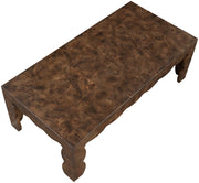 Vassa Burl Veneer Coffee Table in Brown - 535Brown-CT