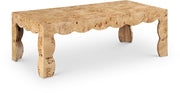 Vassa Burl Veneer Coffee Table in Natural - 535Natural-CT