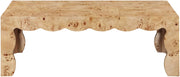 Vassa Burl Veneer Coffee Table in Natural - 535Natural-CT